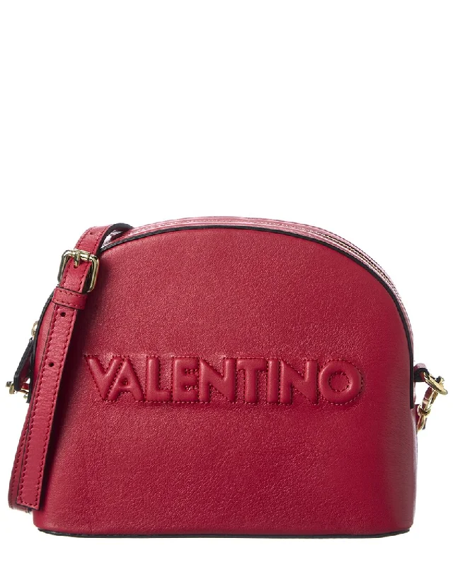 Handle bags with metallic finishes for shine -Valentino by Mario Valentino Diana Embossed Leather Crossbody