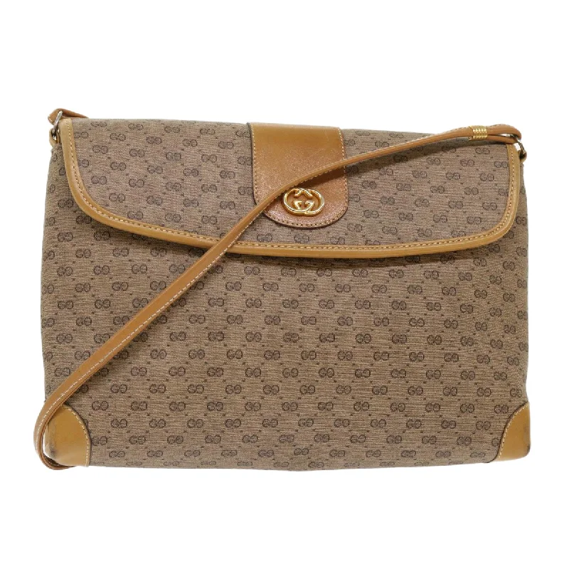 Handle bags with padded straps for comfort -Gucci Gg Canvas Canvas Shoulder Bag (Pre-Owned)