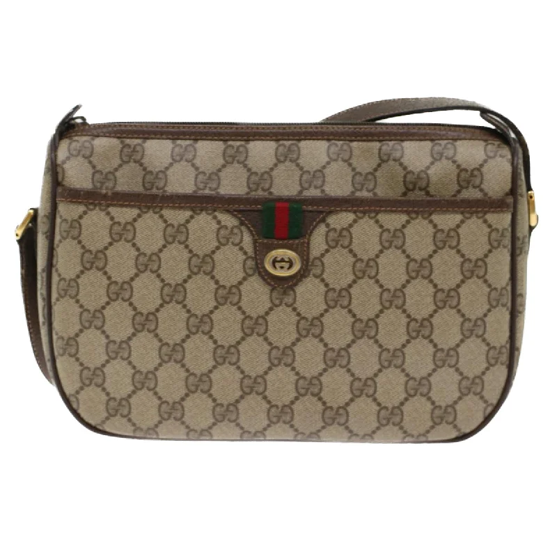 Handle bags with tropical prints for summer -Gucci Gg Canvas  Canvas Shoulder Bag (Pre-Owned)