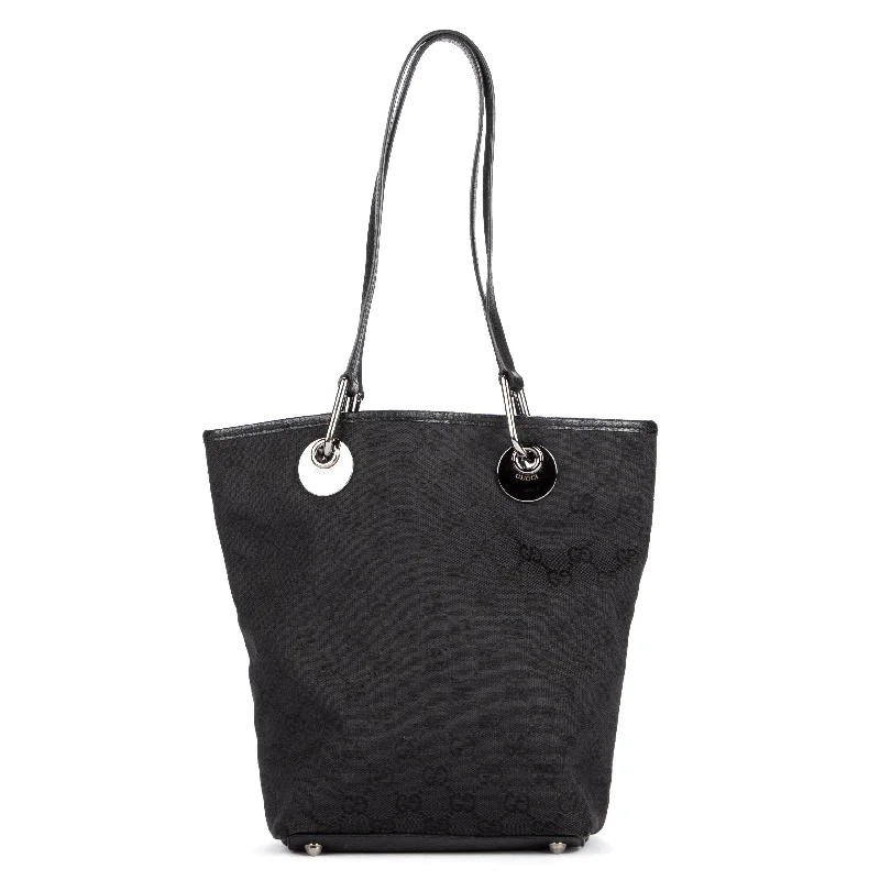 Handle bags with woven fabric for texture -Small Eclipse Shopping