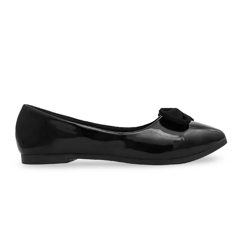 Ladies shoes with padded heels feel soft -Black Pumps WN0956