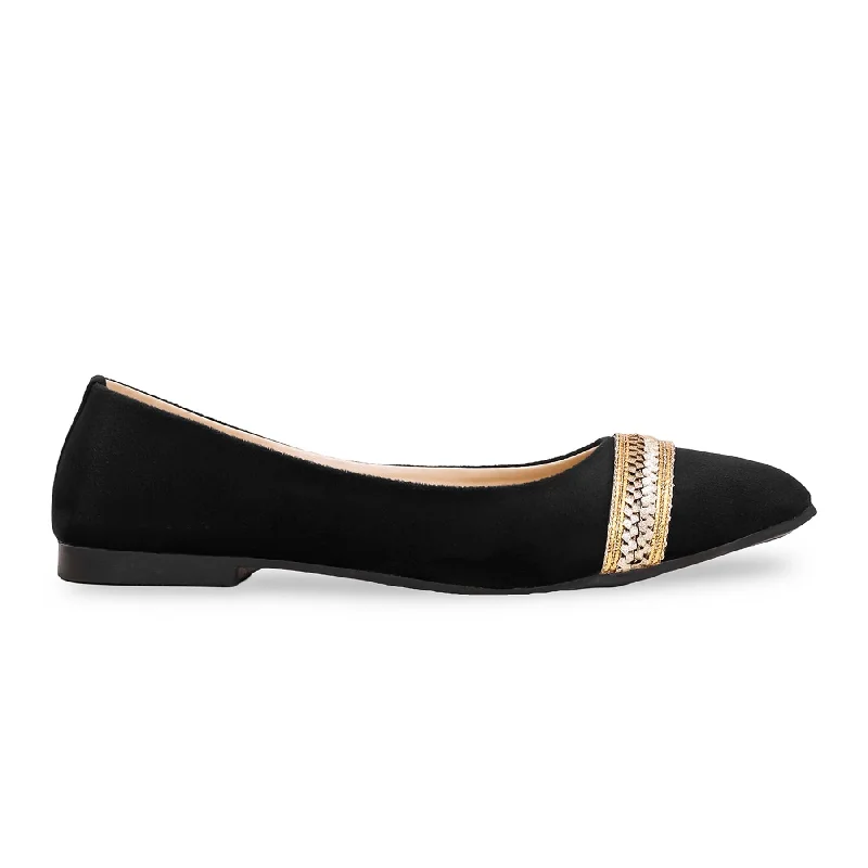 Ladies shoes for power dressing empower daily -Women's Black Pumps WN0998