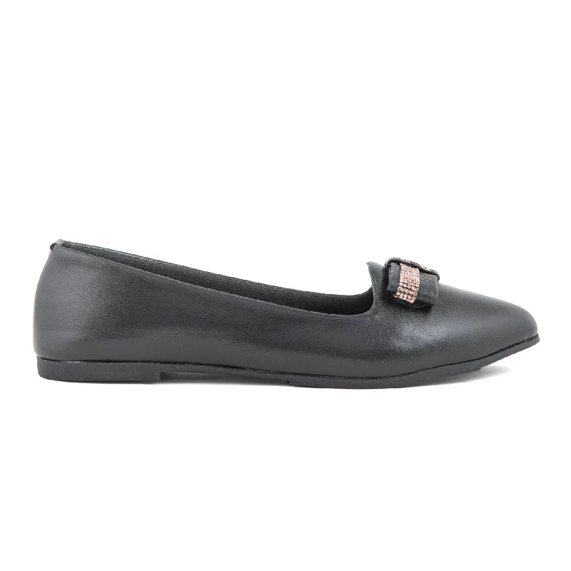 Ladies shoes for stylish teens look cool -Black Pumps WN1083