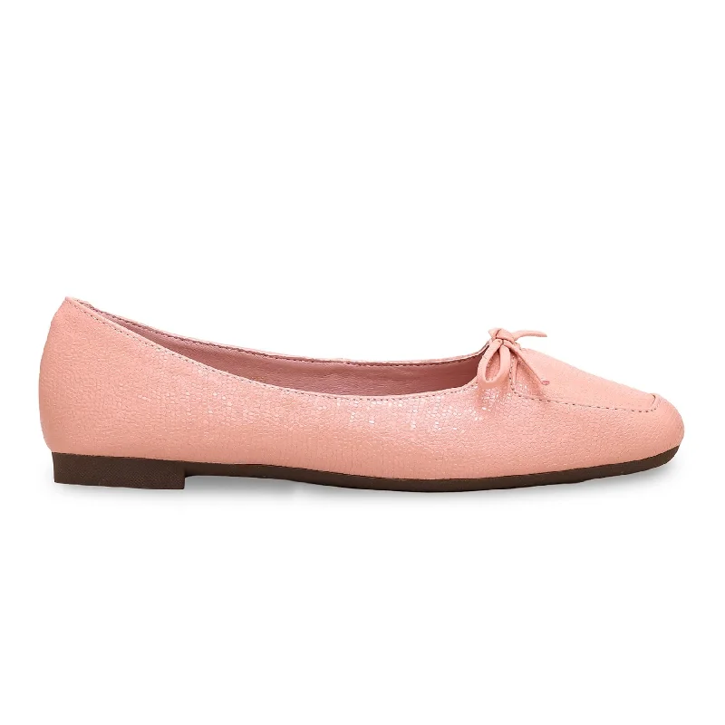 Ladies shoes for chic evenings glow quietly -Pink Pumps WN1009