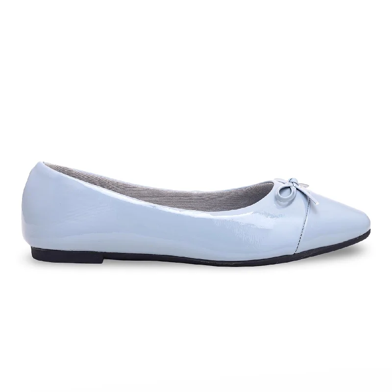 Ladies shoes for long walks support fully -Sky Blue Pumps WN1066