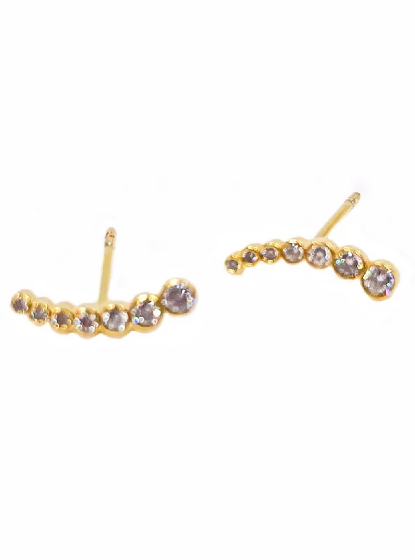 Hoop earrings with intricate designs for a unique and artistic appearance-7 stone