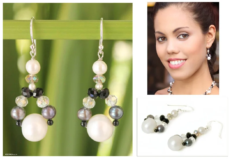 Hoop earrings with circle designs for a classic and timeless shape-A Spark of Romance Beaded Earrings