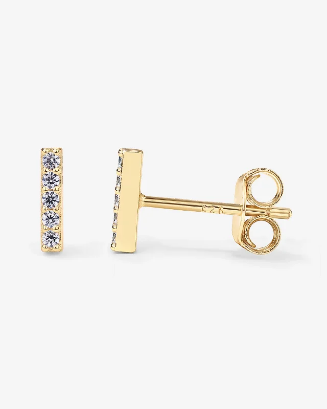 Best hoop earrings with stacked layers for a dimensional and bold look-August Studs