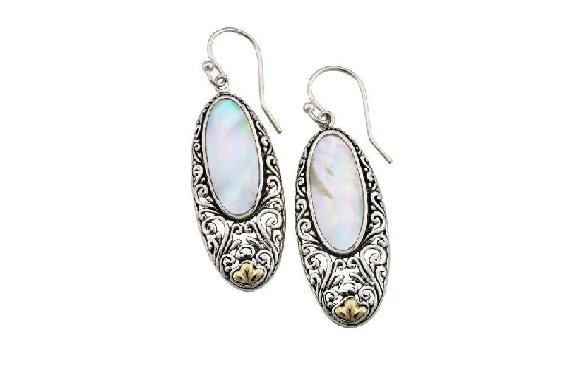 Best hoop earrings with sterling silver for an affordable and chic design-Bliss Earrings- Mother Of Pearl