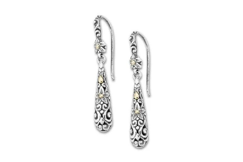 Hoop earrings with dangling charms for a playful and fun look-Bunga Earrings