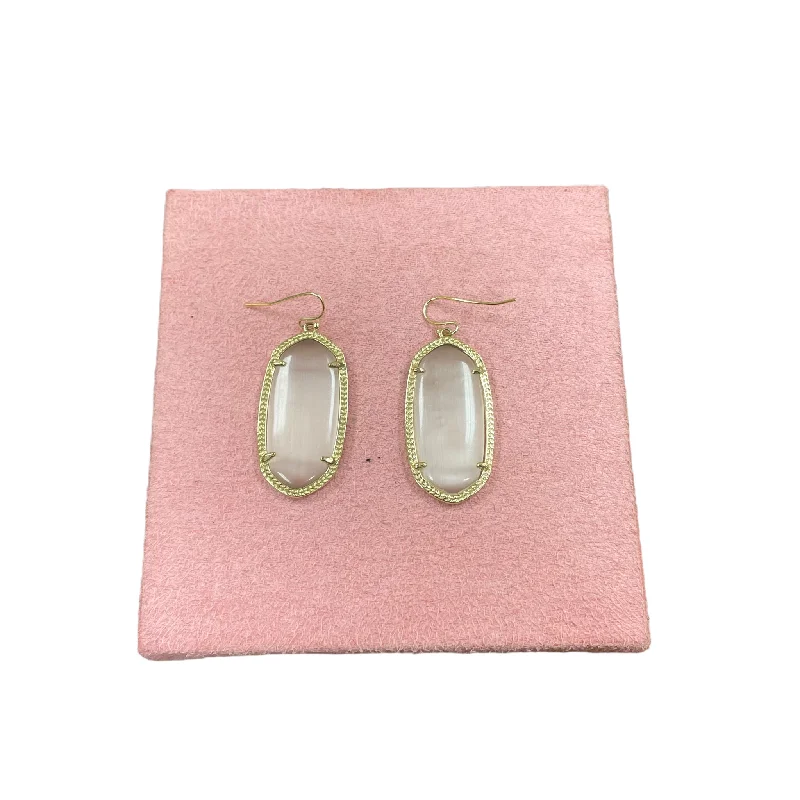 Hoop earrings with oversized designs for a bold, fashion-forward statement-Earrings Dangle/drop By Kendra Scott