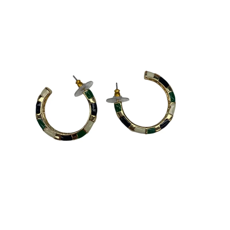 Hoop earrings with braided patterns for a detailed and textured finish-Earrings Hoop By Loft