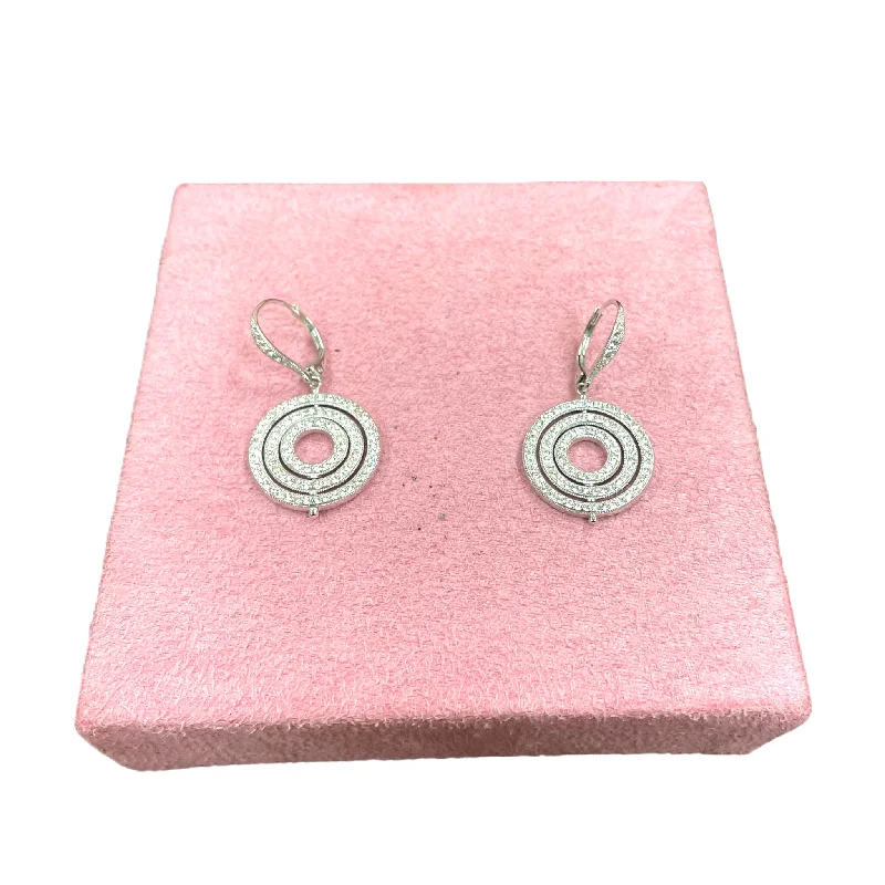 Hoop earrings with heart-shaped frames for a romantic and feminine look-Earrings Sterling Silver By Cmc