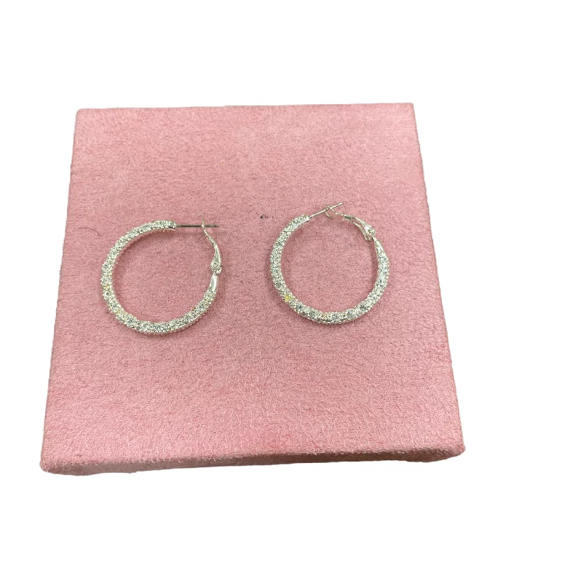 Hoop earrings with diamond-cut surfaces for added sparkle and shine-Earrings Stud By Cme