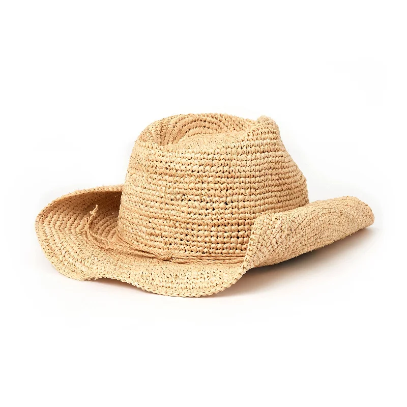 Classic hoop earrings with a thin profile for a sleek and subtle style-Jackson Sunhat - Light Natural