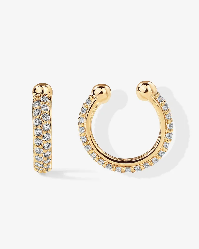 Stylish hoop earrings with diamond accents for an elegant and sparkling effect-Jupiter Ear Cuffs