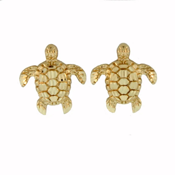 Best hoop earrings with infinity designs for a timeless and meaningful symbol-Turtle Earrings